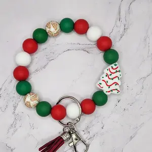 Lookin' Like A Snack Christmas Wristlet Keychain - Perfect for the Holidays