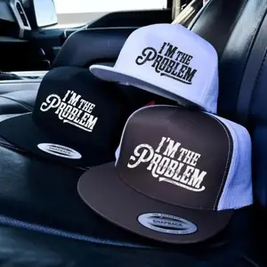 I'm The Problem Printed Snapback Trucker Hat, Uni Men Women's Accessories, Gift For Friends Family Fashionable baseball cap