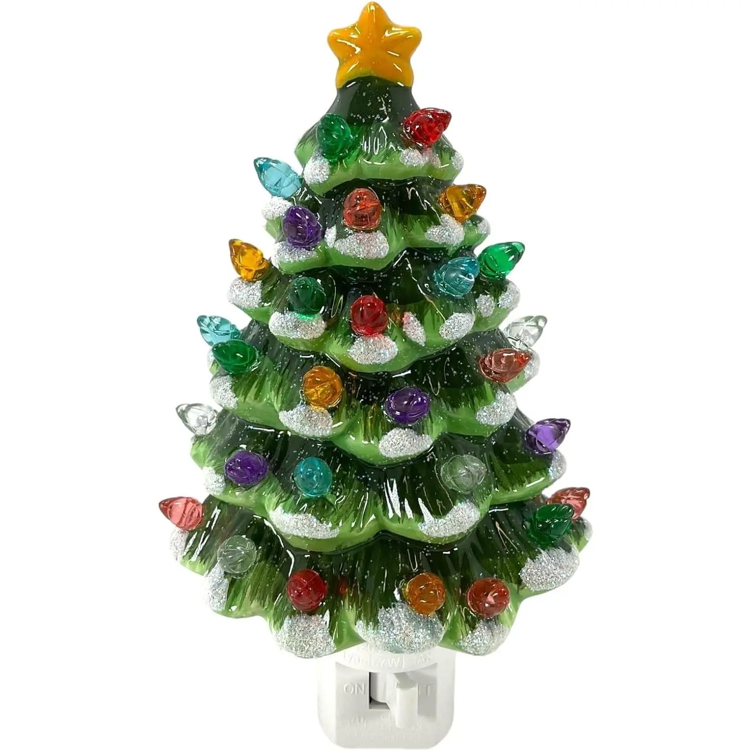 6 Inch Electric Dolomite Christmas Tree Nightlight Two Styles