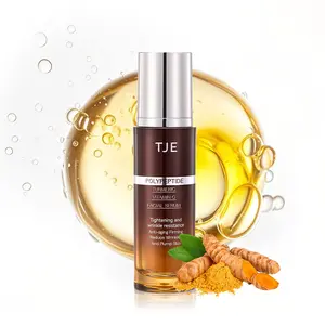TJE Turmeric Vitamin C Facial Serum｜Firming, anti-wrinkle and skin tone brightening | Containing oligopeptides, multiple hyaluronic acids and plant ingredients | Effectively targeting various wrinkles | Non-irritating and non-allergic
