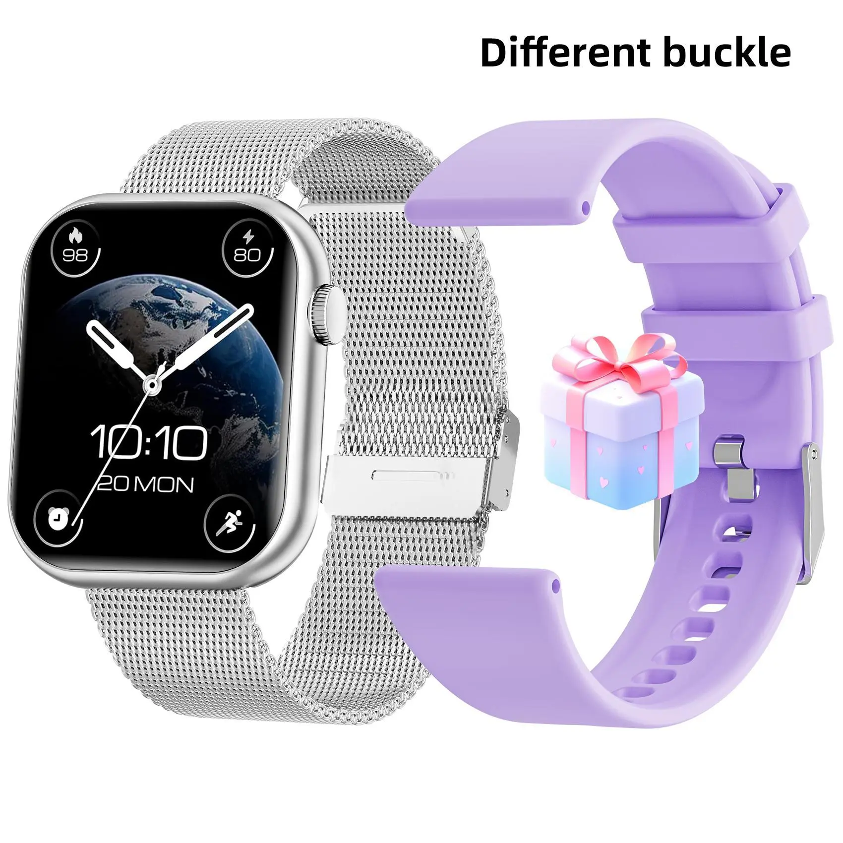 Silver+replacement purple band