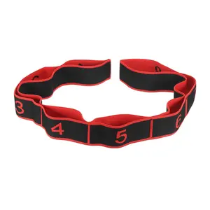 Stretching Strap Yoga Strap Workout Straps for Home Workout, Exercise, Pilates and Gymnastics, 8 Loops Elastic Stretch Bands for Women & Men