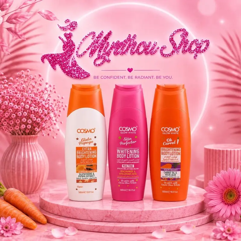 3 PCS Mix 500 ml Skin perfector lotion,Carrot,Papaya