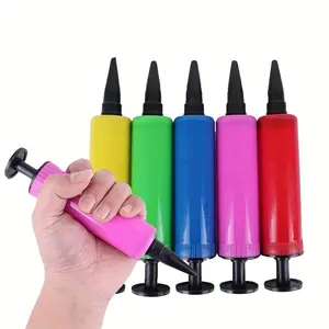 1pcs Random Color Air Balloon Pump, Manual Inflatable Pump for Halloween Christmas Weddings Birthdays, Durable Latex and Foil Design, Party Supplies and Celebration Tools