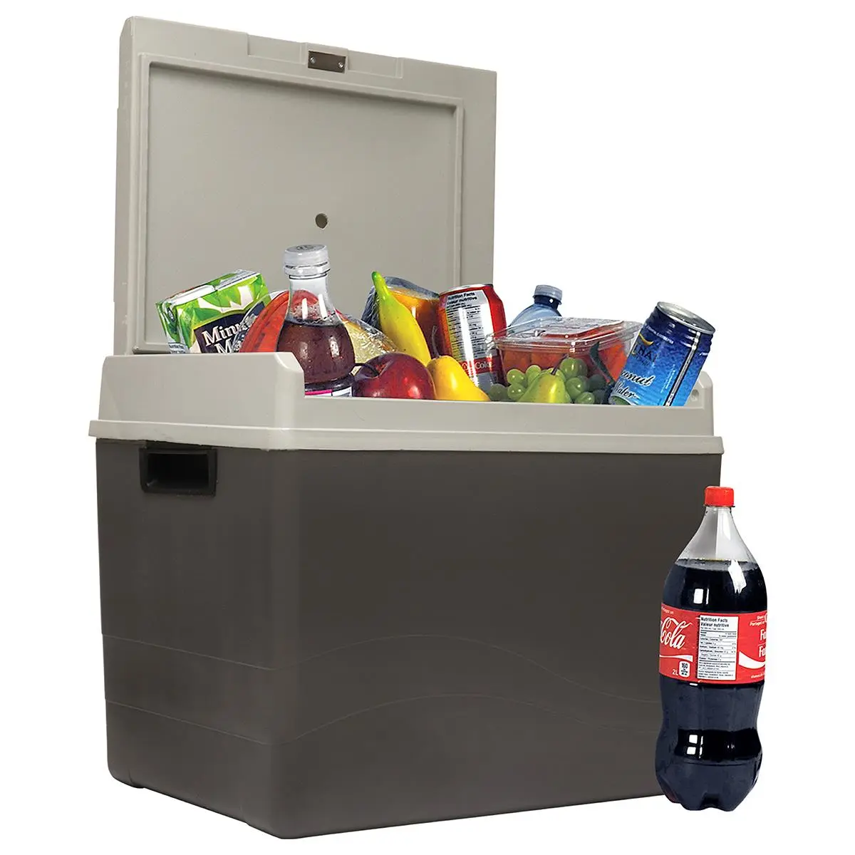 Koolatron 40 qt 12V Iceless Beverage Cooler-Warmer for Camping, Hiking, Ice Box, Outdoor Trips, Iceless Temp Control, Portable Coolers, Vehicle Compatible, Hiking Gear, Food & Beverage, No Ice Needed