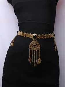 Women's Boho Style  Waist Chain, Fashionable Body Jewelry for Party, Daily Clothing Decor, Trendy All-match & Exquisite Jewelry for Birthday Gift