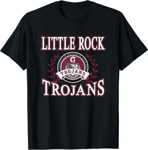 Arkansas Little Rock Trojans Laurels T-Shirt, Gift Shirt, Cotton, Crewneck, Size S-3XL