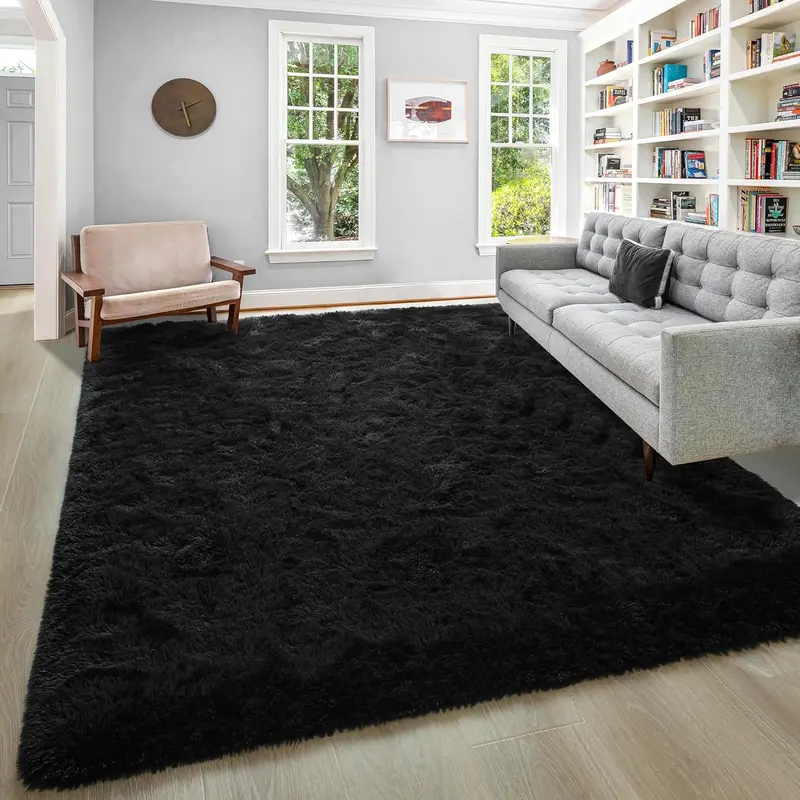Soft Plush Shag Rug 5x7, Ultra Fluffy Rug for Living Soft Plush Shag Rug 5x7, Ultra Fluffy Rug for Living