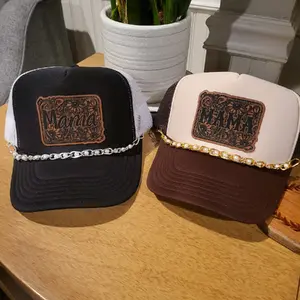 Mama Leatherette Patch Foam Trucker Hat - Richardson 112 Mama Tried