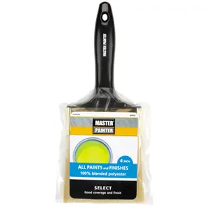 212 MAIN 4 in. Polyester Wall & Trim Paint Brush, Lightweight Grip Paint Tool for Home Improvement & Building Supplies, All Paints
