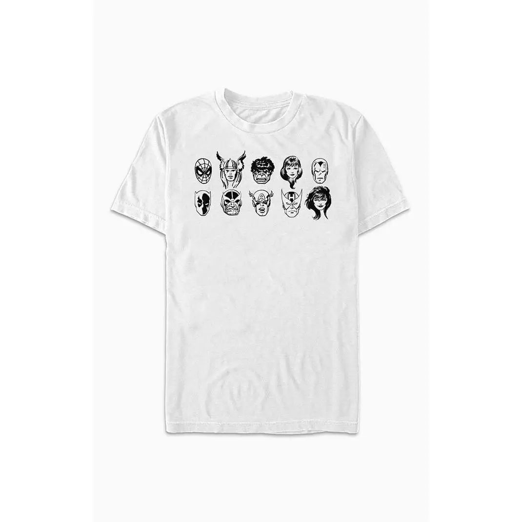PacSun Women's Marvel Classic Heroes T-Shirt PacSun Women's Marvel Classic Heroes T-Shirt