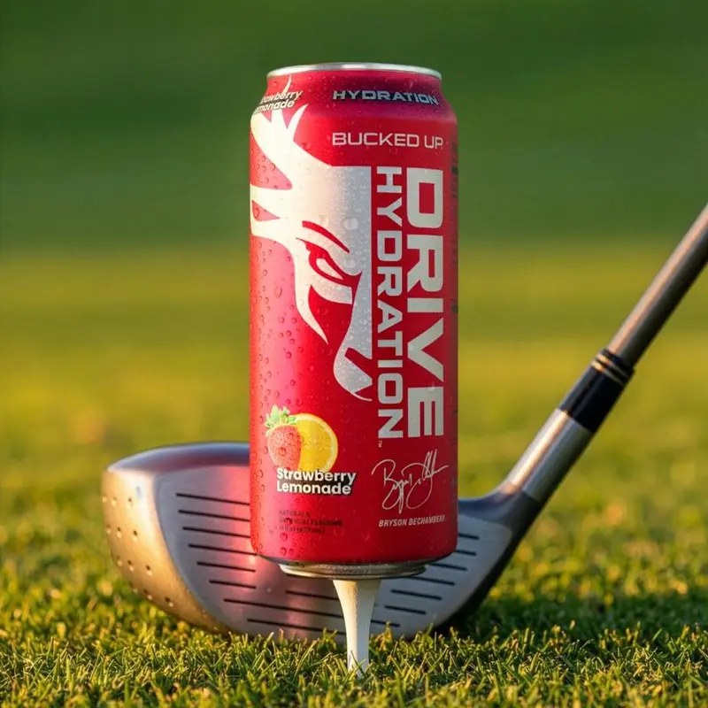 Bucked Up DRIVE Hydration Drink for Athletic Performance, Focus, and Energy - One Case [Twelve 16-ounce Cans)