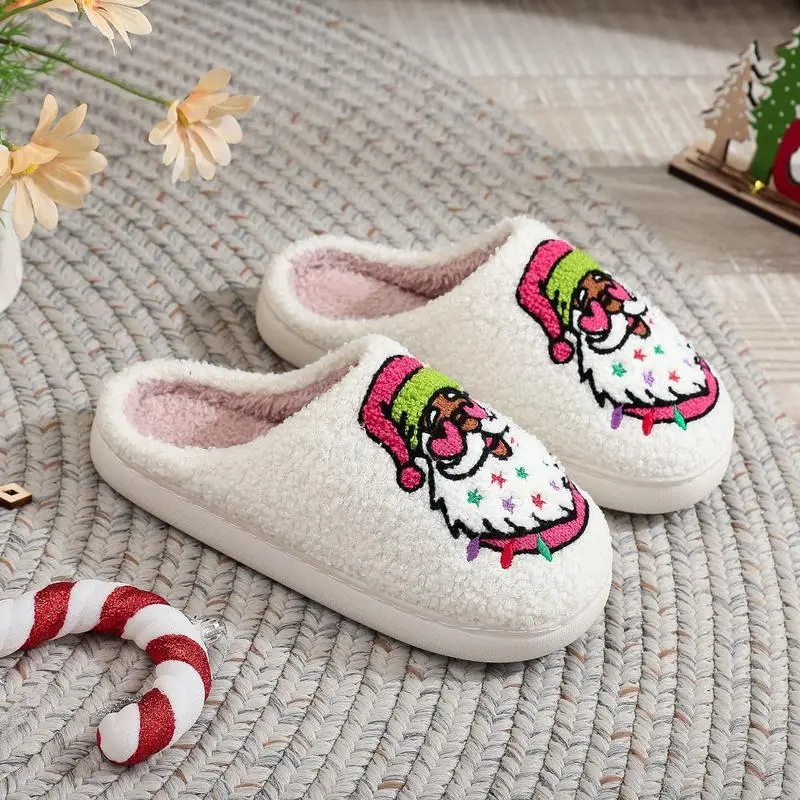 Women Men Memory Foam Christmas Slippers Warm House Slippers Bedroom Home Shoes for Indoor OutdoorGift Women Men Memory Foam Christmas Slippers Warm House Slippers Bedroom Home Shoes for Indoor OutdoorGift