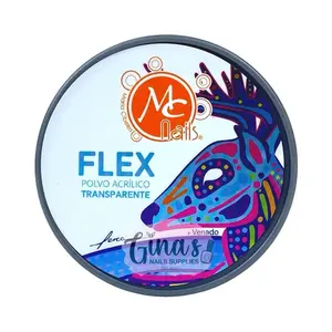 MC Nails CLEAR 2oz Acrylic Powder Compatible with All Monomer Brands for Acrylic Nail Application