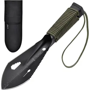 Hiking Trowel, Camping, Backpacking, Portable Shovel, Multitool, Ultralight Camp Tool, with Carrying Pouch, for Gardening, Outdoor, Survival