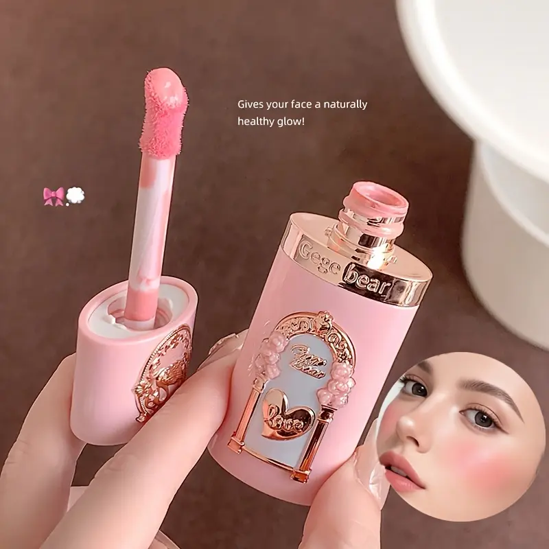Swan Liquid Blushes And Lipsticks, Contouring, Naturally Clear And Bright, Refines Face with Low Saturation And Tones, Suitable Daily And Occasions, Creates a Korean-Style Atmosphere Makeup Look