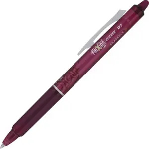 Uni-Ball FriXion Retractable Erasable Gel Pen (0.7 mm, Burgundy) - Pack of 12, Ideal for Administrative Assistants for Precise Handwriting & Scheduling