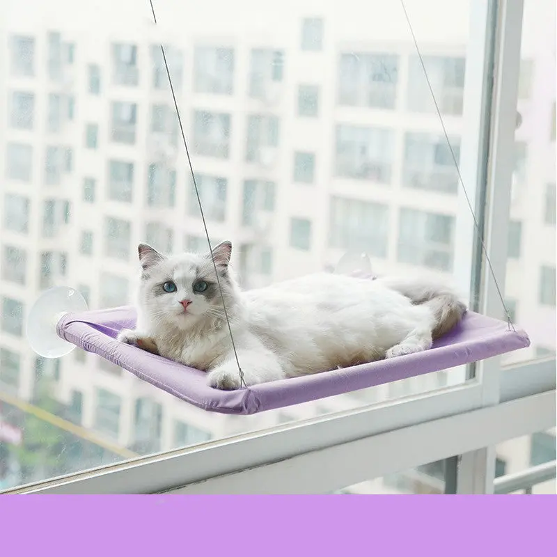 PawWell Window Cat Hammock - Suction Cup Perch