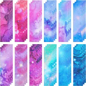 36 count  Sensory Stickers Mental  Stickers Fidget Textured Strips Toys Anti  Tactile Rough Calm Items Adhesives   for Adults Teens Desk(Ink and Starry Sky)