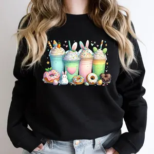 Easter Coffee Cups Sweatshirt, Some Bunny Needs Coffee Crewneck, Funny Easter Shirt, Easter Shirts For Women, Teacher Easter Shirt, Easter Day Shirt, Easter Coffee Shirt, Coffee Lover Shirt, Happy Easter Shirt, Bunny Coffee Shirt,  Easter Egg Shirt