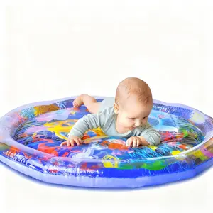 Baby Water Mat Inflatable Tummy Time Play Pad, Hot & Cold Dual-Use Sensory Mat for Infants & Toddlers, Promotes Development Baby Toy Gift