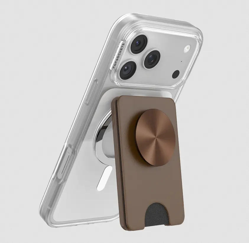 popsockets Cocoa Radial  MagSafe Kick-Out PopWallet+ & Stand