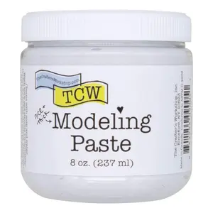 The Crafters Workshop - White Modeling Paste, 8 oz.