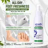 ClearZal Foot Sanitizer Spray with Tea Tree Oil, 4-Ounce Bottle ,Contains natural tea tree oil and aloe vera Long-lasting disinfectant and antibacterial spray [YW]