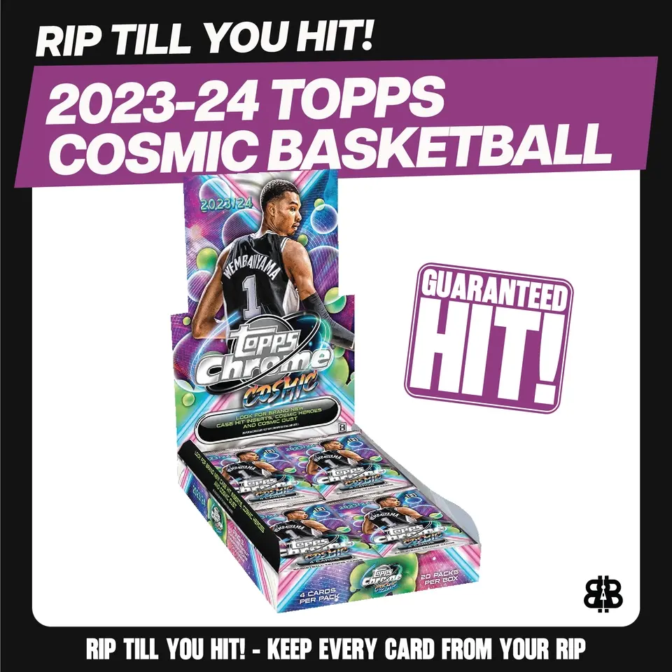 2023-24 Topps Cosmic Chrome Basketball — Rip Till You Hit || Wemby Auto /99+ SSP Hit Guaranteed* LV