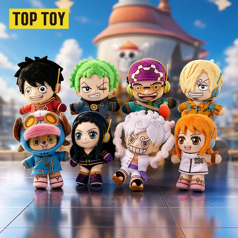 TOPTOY 1 Piece Egghead Arc Stuffed Toy, Authentic Manga Merchandise - Vivid Luffy & Zoro Details, High-Quality Collectible, Fan Gift, TikTok Shop Back to School Item