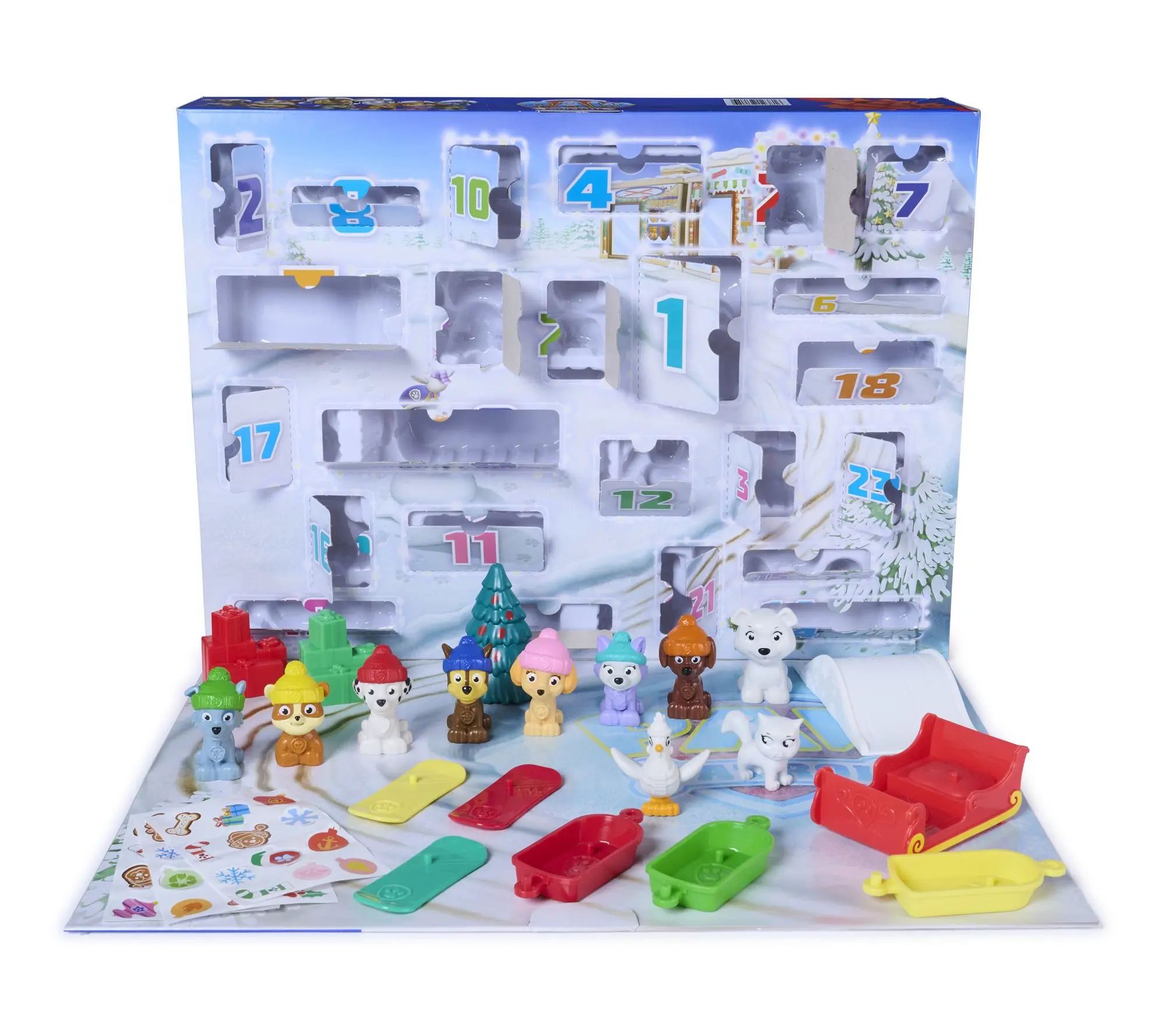 Paw Patrol 3-Pack Holiday Puppy Squad Holiday Advent Calendar