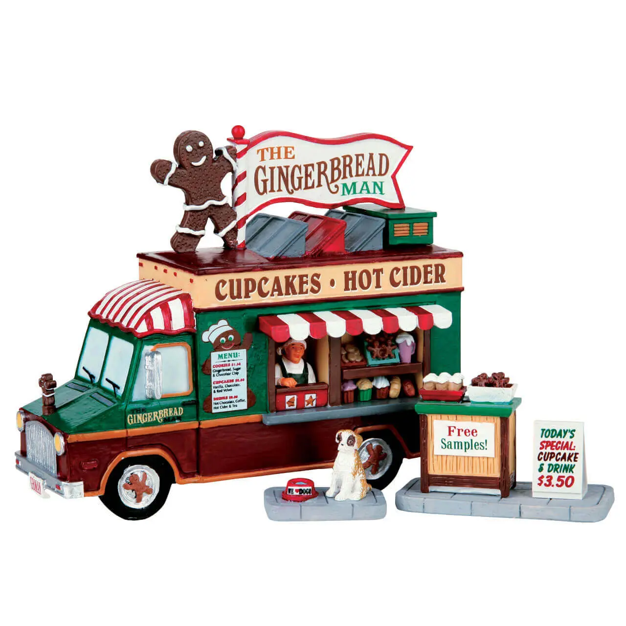 Lemax The Gingerbread Man Table Accent Set of 3 #63278