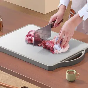 Lightweight Durable Dual-Sided Cutting Board, Natural Wheat Straw PP for Kitchen & Picnic