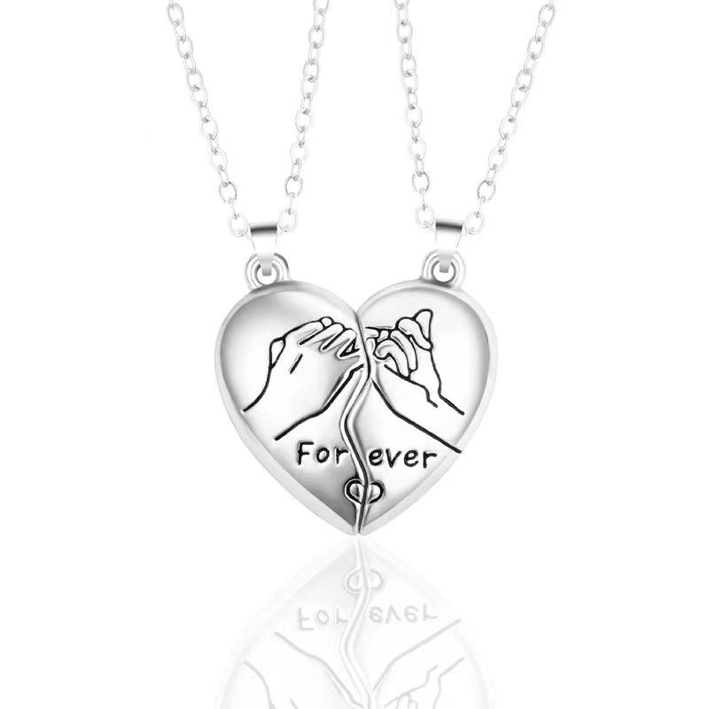 Magnetic Heart  Necklaces  - Forever Love Necklaces Perfect Gift for couples and family