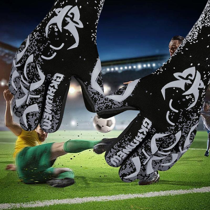 Soccer Goalie Goalkeeper Gloves Youth&Adult Goalie Goalkeeper Gloves,Strong Grip for The Toughest Saves