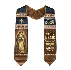 Mexican Flag Graduation Sash 2026, Mexico Pattern Stole Style Graduation Stole Class of 2026 Gift for Student , Mixed Flag Graduation Scarf