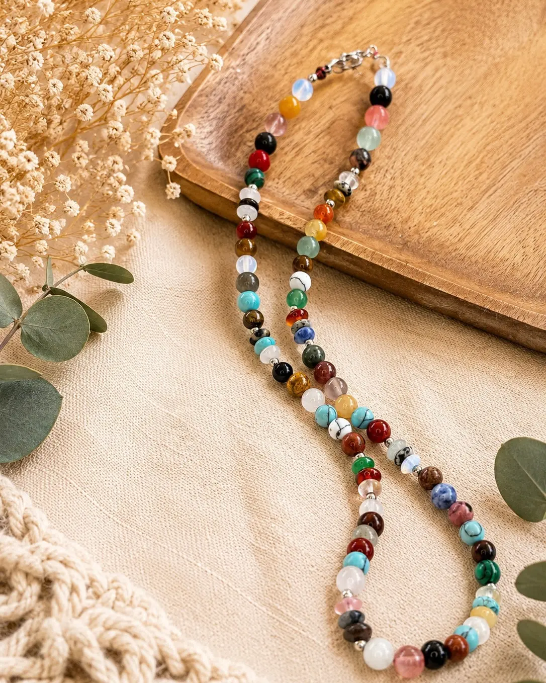 Crystal Harmony Necklace – Balance • Energy • Positivity