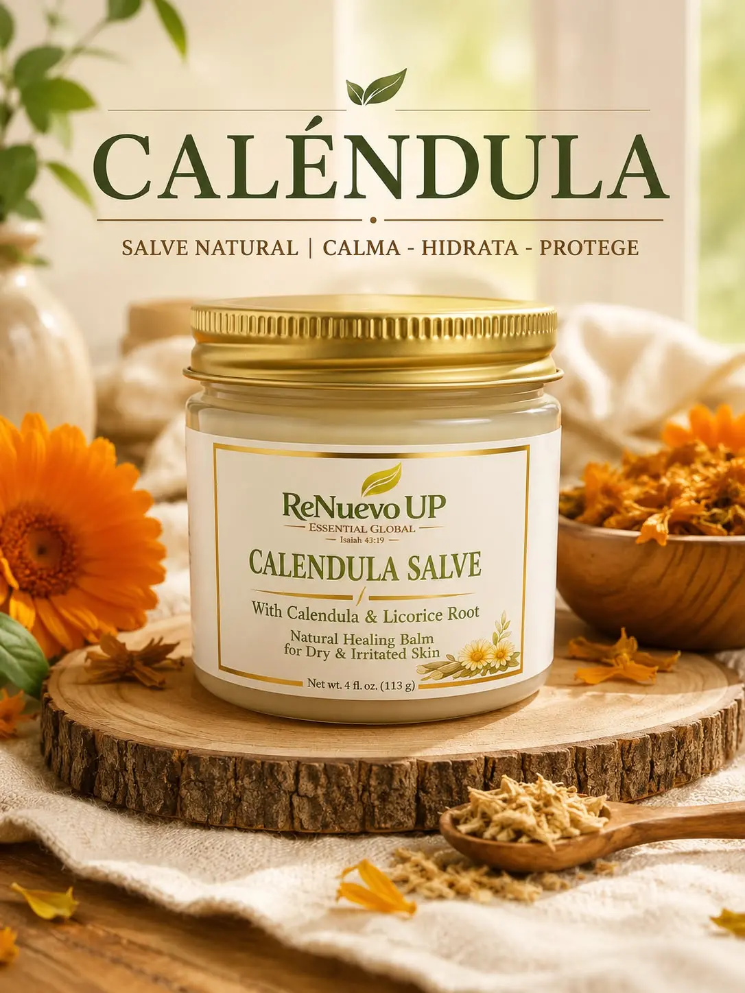 CALENDULA SALVE WITH LICORICE ROOT