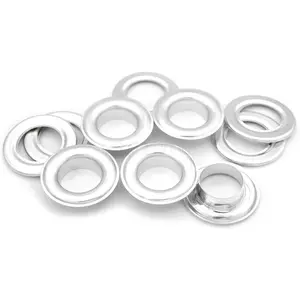25 Pack Aluminium Grommets Eyelets with Washers for Shoes, Bead Cores, Clothes, Leather, Canvas (3/4" (19mm))