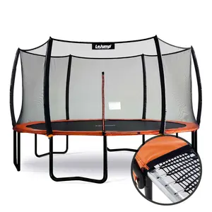 LeJump Flora Outdoor Springless Trampolines 14 FT with Enclosure Net