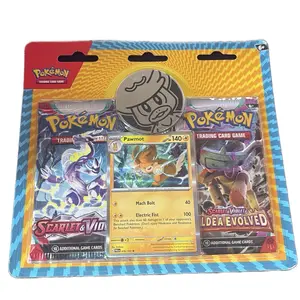 Pokémon Trading Card Game Scarlet & Violet And Paldea Evolved Bundle with Pawmot and Mach Bolt Cards Sealed Pack
