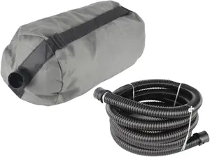 Drywall Sander Dust Collection bag Wall Grinding Machine Collection Bag Drywall Sander Attachment (1 Pack with 2m hose)