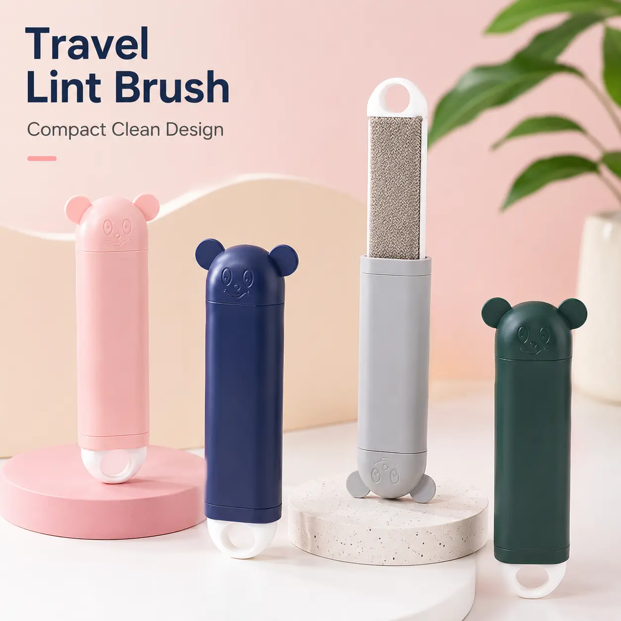 Reusable Pet Hair Remover Brush Handheld Lint Cleaner for Clothes Bedding Sofas and Carpets with Ergonomic Handle