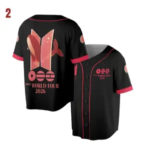 Bangtan - Whalien Baseball Jersey, Arirang Merch Concert Idea Outfit, Jersey Inspired Colors for Army, We Are Back World Tour 2026