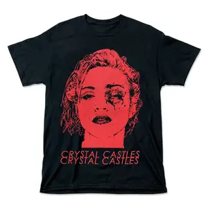 Crystal Castles Indie Electro Style Unisex T-Shirt, Everyday Cotton Tee YZ240203