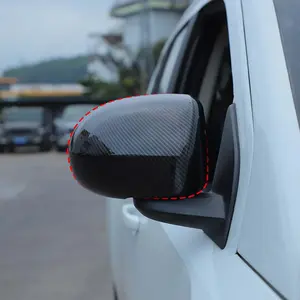 Side Rearview Mirror Cover Shell Trim Cap, Car Accessories for 2008-2016 Jeep Compass & 2008-2012 Dodge Journey Automotive Exterior Parts