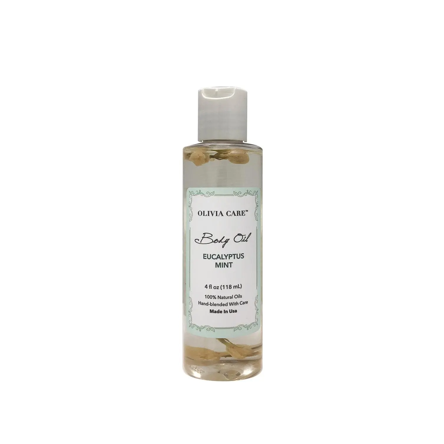 Olivia Care Eucalyptus Mint Body Oil 4 oz Moisturize Scent Hydrating Made in USA