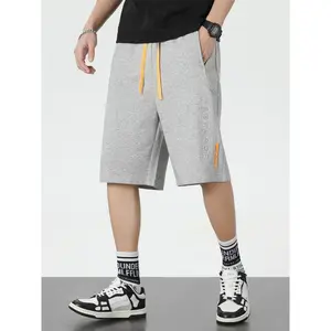 Summer Baggy Sweatshorts Men Hip Hop Streetwear Loose Jogger Short Men Straight Cotton Casual Shorts Plus Size 6XL 7XL 8XL