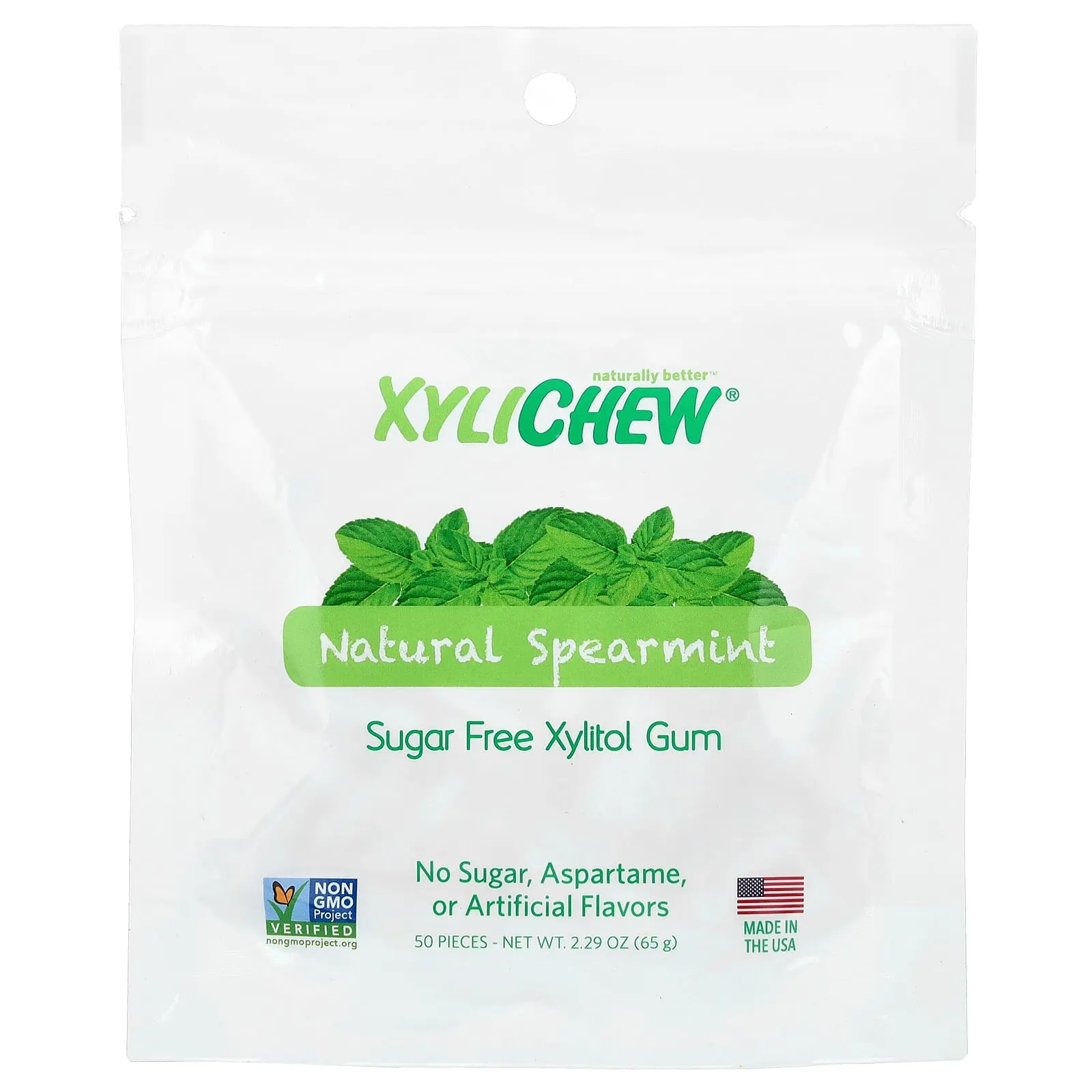 XyliDENT Xylichew®, Natural Spearmint, 50 Pieces