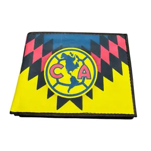 Billetera de Futbol Aguilas de Piel Leather wallet de aguilas de Mexico